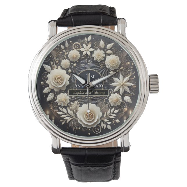 ラヴ祝ィズ紙エレガンス 腕時計 (正面)