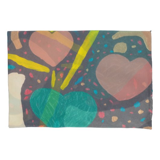 ラヴ祝ピローケース 枕カバー (正面)