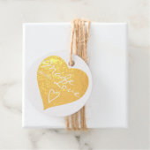 ラヴ素朴ハートシンボルクラフト紙 フェイバータグ (箱)