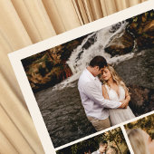 ラヴ素朴フローラの写真結婚QRコードの秋 招待状