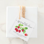 ラヴ素朴ラズベリージャムクラフト紙 フェイバータグ (インサイチュ)