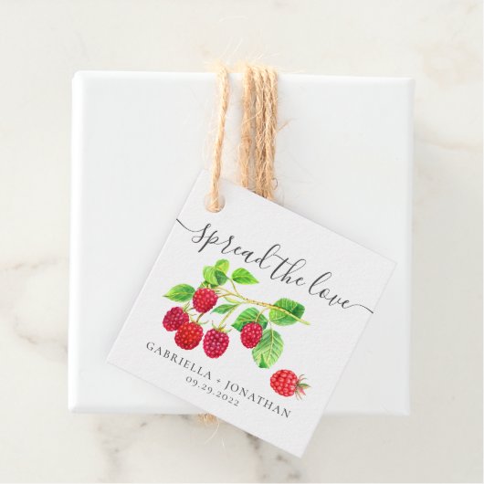 ラヴ素朴ラズベリージャムクラフト紙 フェイバータグ (インサイチュ)