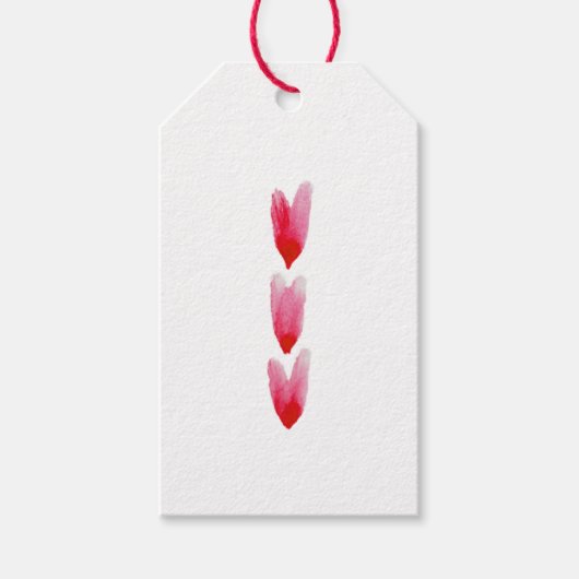 ラヴ絵を描ハートクラフトラベル ギフトタグ (正面)