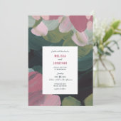 ラヴ絵を描結婚式招待状招待状 招待状 (スタンド正面)