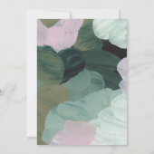 ラヴ絵を描結婚式招待状招待状 招待状 (裏面)