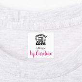 ラヴ裁縫機で手作りパーソナライズされた ラベル (貼付)