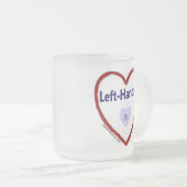 ラヴ離れィーダー フロストグラスマグカップ (正面右)