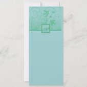 ラヴ飛んでいるバード結婚式招待状 招待状 (裏面)