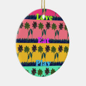 ラヴ食べアトプリント セラミックオーナメント (右)