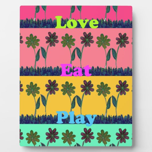 ラヴ食べアトプリント フォトプラーク (正面)