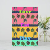 ラヴ食べアトプリント 便箋 (スタンド正面)