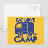 ラヴ食べキャンプ ポストカード (正面/裏面)