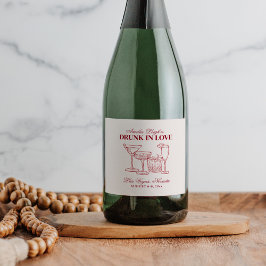 ラヴ飲カクテルバチェロレッテ週末 スパークリングワインラベル