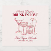 ラヴ飲カクテルバチェロレッテ週末 スパークリングワインラベル (シングルラベル)