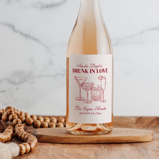 ラヴ飲カクテルバチェロレッテ週末 ワインラベル