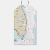 ラヴ&フ感謝していロリダ航海のいかり結婚ズ ギフトタグ (裏面)