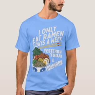 ラーおもしろいメン愛好アニメことわざ日本のヌードル Tシャツ