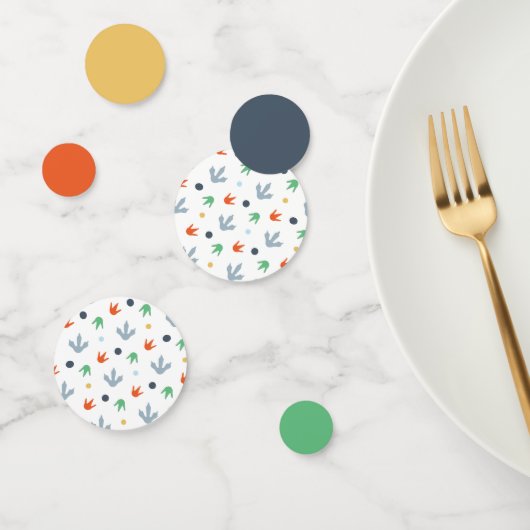 ラーウードラウス足プリント誕生日表 コンフェッティ (グループ)