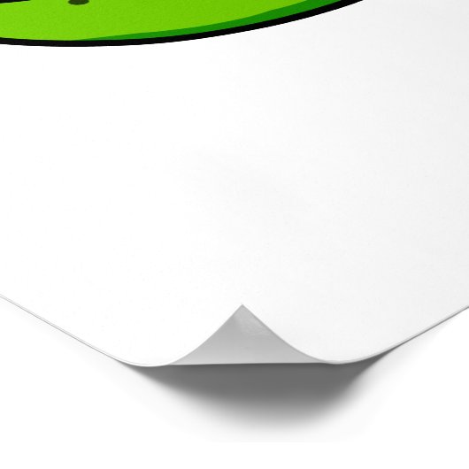 ラークとロッカー転がドのおもしろい恐竜のプン ポスター (角)