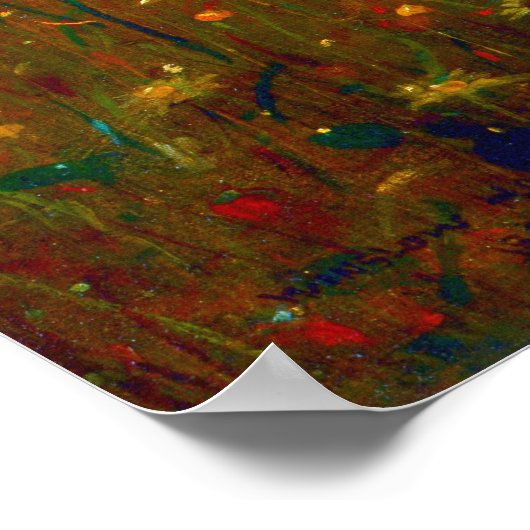 ラークウィンスローホーマーの歌1876 ポスター (角)