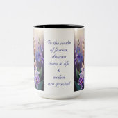 ラークスパーフラワーフェアリー ツートーンマグカップ (中央)