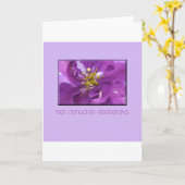 ラークスパー悔やみや弔慰カードオランダ カード (黄色い花)