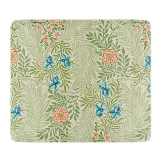 ラークスパー模様（William Morris著） カッティングボード (正面)