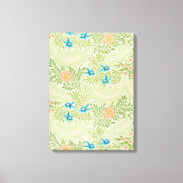 ラークスパー模様（William Morris著） キャンバスプリント