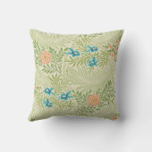 ラークスパー模様（William Morris著） クッション (裏面)