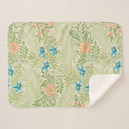 ラークスパー模様（William Morris著） シェルパブランケット