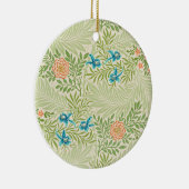 ラークスパー模様(William Morris著) セラミックオーナメント (右)