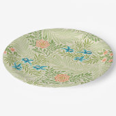 ラークスパー模様（William Morris著） ペーパープレート (アングル)