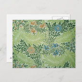 ラークスパー フラワー ヴィクトリアン ポストカード (正面/裏面)