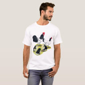 ラーケンフェルダー 愛の鶏家族 Tシャツ (正面フル)