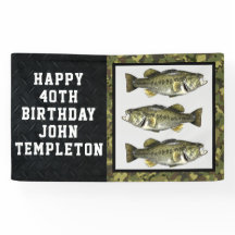 ラーゲムウスバスカッコいい魚釣りメンズ誕生日迷彩柄B