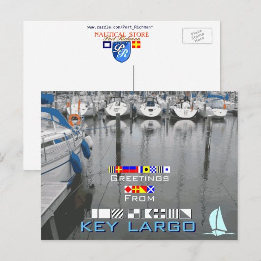 ラーゴ鍵 ポストカード (正面/裏面)