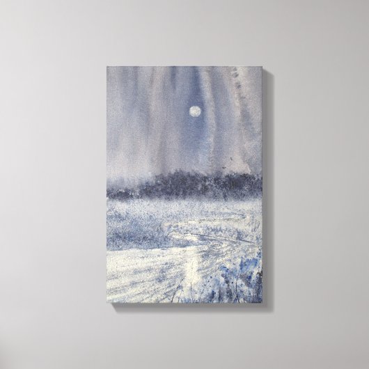 ラーシュクリークアンダームーンウォータープリント キャンバスプリント (正面)