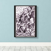 ラージの無政府主義者 キャンバスプリント (インサイチュ (ウッドフロア))