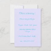 ラージアイズお洒落ダシュントパーティー 招待状 (裏面)