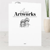 ラージアニメドラゴンボーイ誕生日 | カラーリングページ カード (裏面)