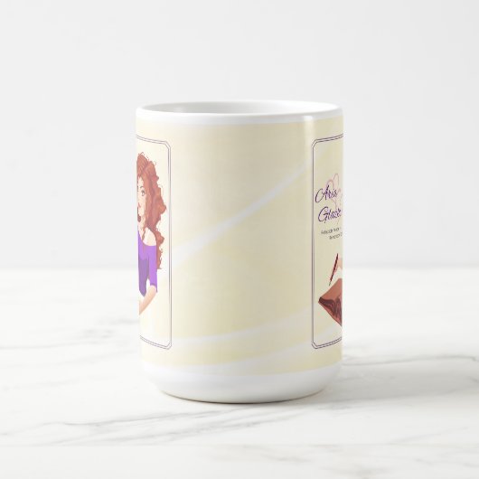 ラージアリアグラズキマグ(15oz) コーヒーマグカップ (中央)