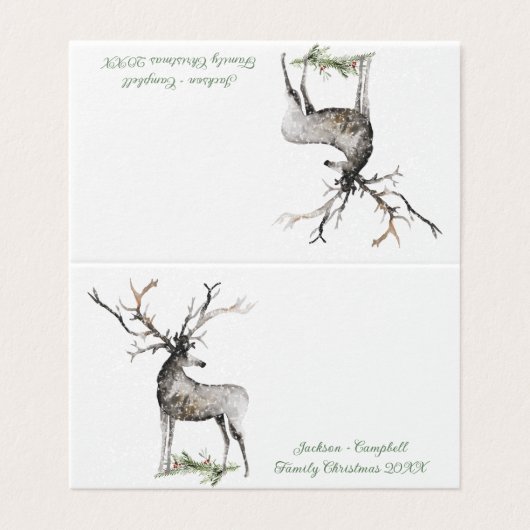 ラージアントラースタグディアゲストシーティング座席表 名刺 (外部フラット)