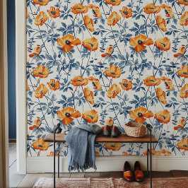 ラージアールヌーボーカリフォルニアポピー 壁紙