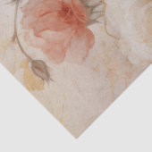 ラージインスパイアエレガントヴィンテージ紅白バラ 薄葉紙 (詳細)