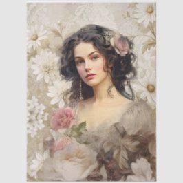 ラージインスパイアビクトリアンヴィンテージエラレディ&デイジー 薄葉紙