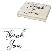 ラージエレガントスクリプト ラバースタンプ (押印)