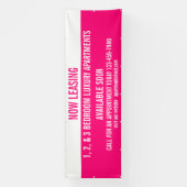 ラージカスタマイズレントリースアパートメンツ 横断幕 (縦)