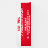 ラージカスタマイズレントリースアパートメンツ 横断幕 (縦)