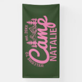 ラージカスタムキャンプバチェロレッテクール歓迎 横断幕 (縦)