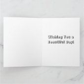 ラージカラーマイアニメガール誕生日 カード (内部)